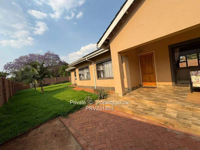 VAINONA Harare North : House to Let, Available 1 November 2025.