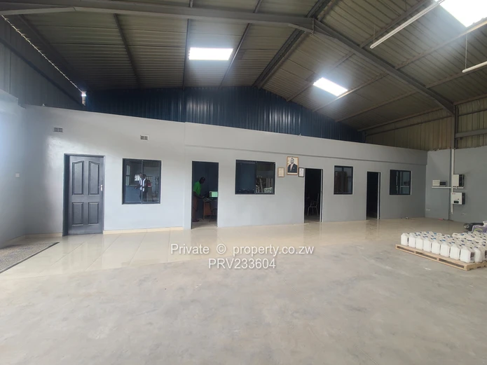 For Let: Premium Warehouse Space with Offices and Storage in Msasa. (Sole Mandate)