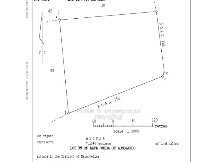 7.3ha Agro Plot Approved with Approved Sub Division permit in Marondera Priced @ $12000/ha (Sole Mandate)